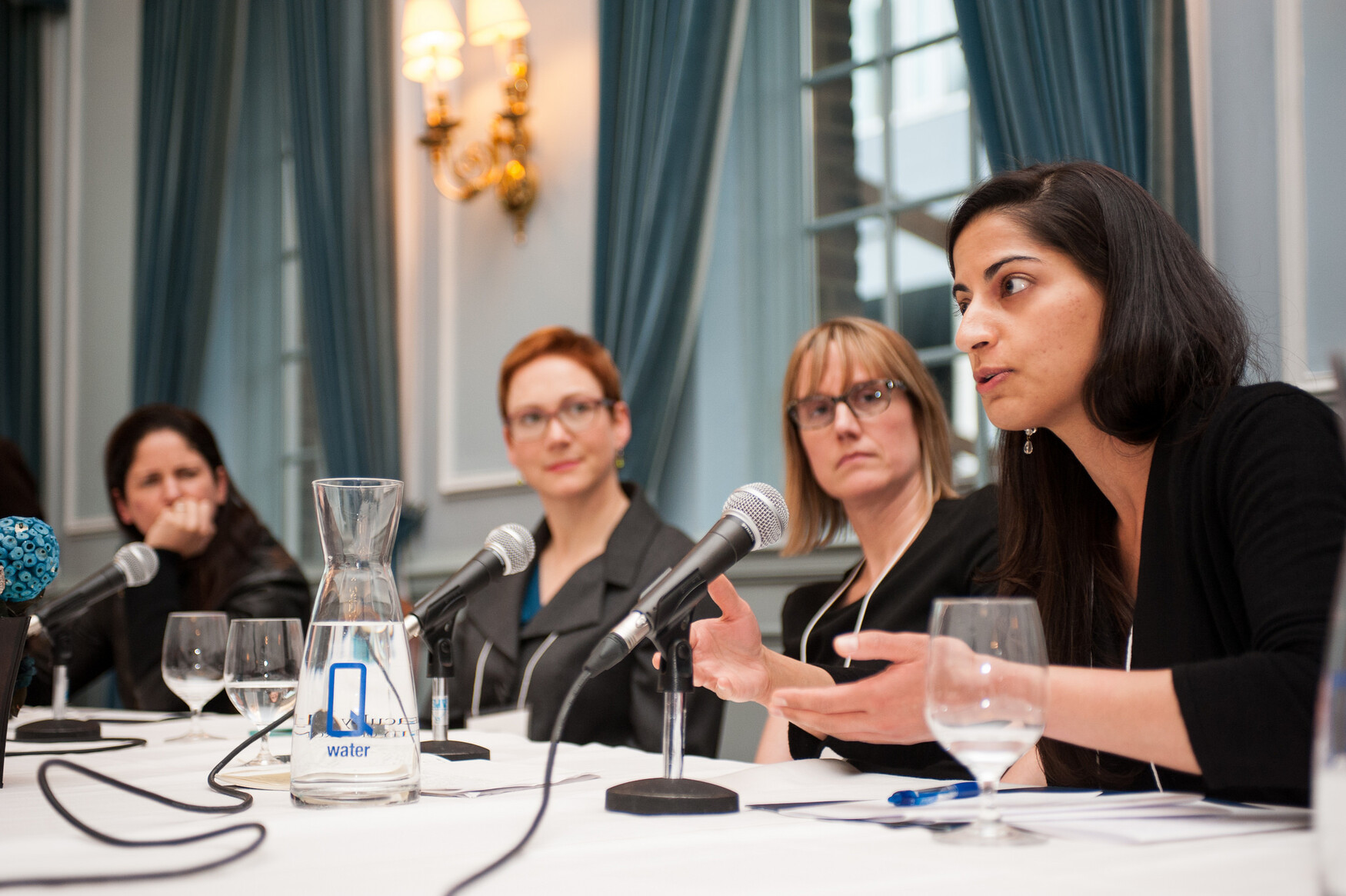 Panelists speak during the Department of Medicine’s inaugural Summit for Women in Academic Medicine. 